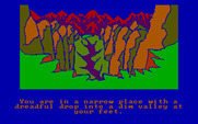 Hobbit, The for IBM PC/Compatibles - A dreadful drop ahead...