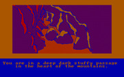 Hobbit, The for IBM PC/Compatibles - A deep dark stuffy passage...