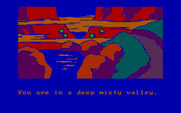 Hobbit, The for IBM PC/Compatibles - A deep misty valley...