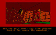 Hobbit, The for IBM PC/Compatibles - Trapped in a dungeon!