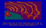 Hobbit, The for IBM PC/Compatibles - I find myself in a large cavern lit by a fire...