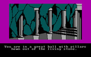 Hobbit, The for IBM PC/Compatibles - Exploring a great hall...