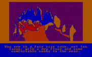 Hobbit, The for IBM PC/Compatibles - Lost in a cave...