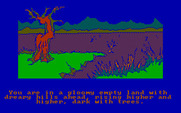 Hobbit, The for IBM PC/Compatibles - A gloomy, empty land...