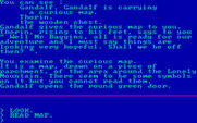 Hobbit, The for IBM PC/Compatibles - Reading a curious map...