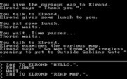 Hobbit, The for IBM PC/Compatibles - Talking to Elrond.