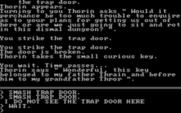 Hobbit, The for IBM PC/Compatibles - Maybe smashing a door will get me out of here...