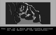 Hobbit, The for IBM PC/Compatibles - Entering a deep, dark, stuffy passage...