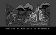 Hobbit, The for IBM PC/Compatibles - At the gate to Mirkwood.