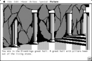 Hobbit, The for Macintosh - Welcome to the great hall.