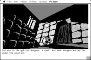 Hobbit, The for Macintosh - Trapped in a goblins dungeon!