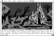 Hobbit, The for Macintosh - The gate to Mirkwood.