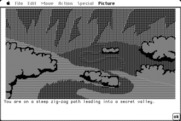Hobbit, The for Macintosh - A zig-zagging path...