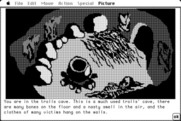 Hobbit, The for Macintosh - In the trolls cave.