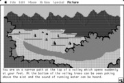 Hobbit, The for Macintosh - Another path, narrow this time...
