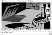 Hobbit, The for Macintosh - Exploring the Elvenkings cellars...