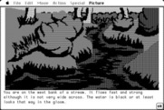Hobbit, The for Macintosh - How can I get across the river?