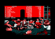 Welltris for Amstrad CPC - Game over.