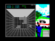 Welltris for ZX Spectrum - Each speed level has different artwork.