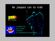 Welltris for ZX Spectrum - Loading screen 1.
