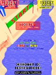 Toobin' for Arcade - Title screen.