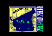 Toobin' for Amstrad CPC - Game start.