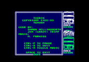 Toobin' for Amstrad CPC - Credits screen.