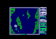 Toobin' for Amstrad CPC - Picking up a treasure.