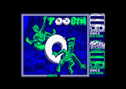 Toobin' for Amstrad CPC - Title screen.