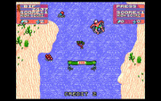 Toobin' for IBM PC/Compatibles - Can you make it through the goal posts for 20 points?