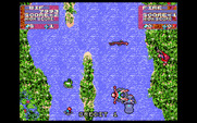 Toobin' for IBM PC/Compatibles - I crashed into a hippo.