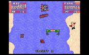 Toobin' for IBM PC/Compatibles - Don't crash into floating logs!
