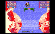 Toobin' for IBM PC/Compatibles - Yikes, a waterfall!