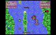 Toobin' for IBM PC/Compatibles - About to be eaten by a hippo!