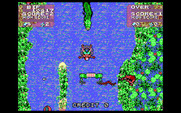 Toobin' for IBM PC/Compatibles - Earn 1000 points for this narrow goal post.