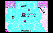 Toobin' for IBM PC/Compatibles - This river has a lot of obstacles!