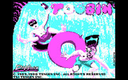 Toobin' for IBM PC/Compatibles - Title screen.