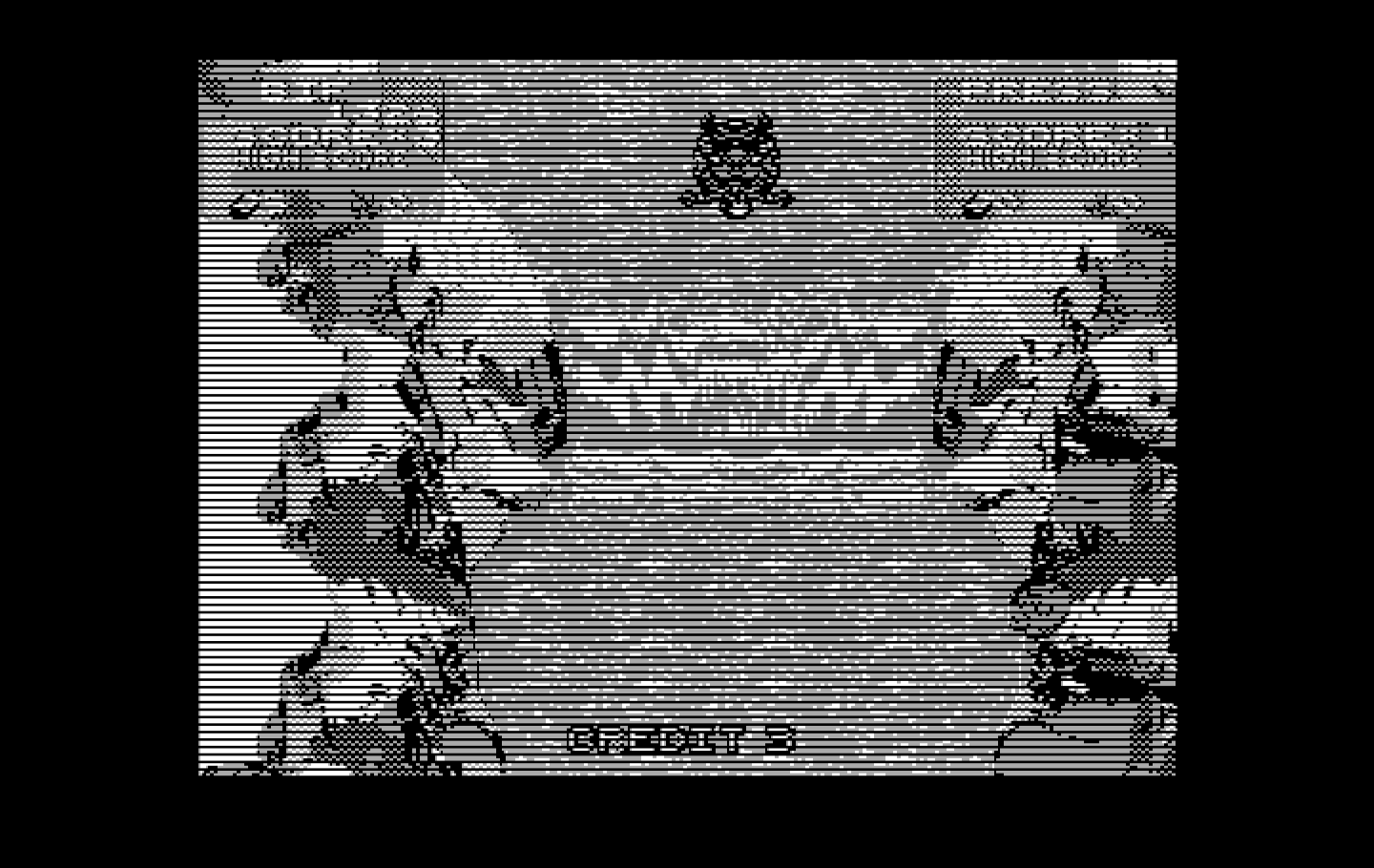 Toobin' IBM PC/Compatibles Screenshot: About to go over a waterfall...