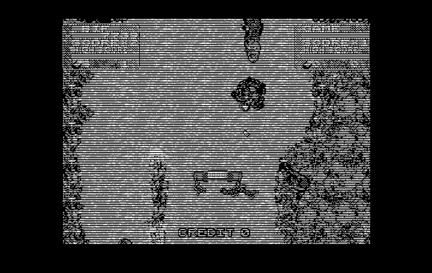 Toobin' IBM PC/Compatibles Screenshot: Look out behind you!