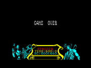 Strider for ZX Spectrum - Game over.